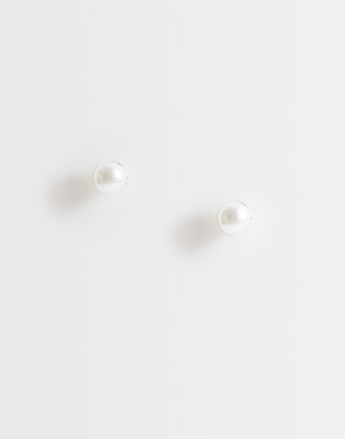 Kingsley Ryan Kinglsey Ryan 2mm Faux Pearl Stud Earrings-white