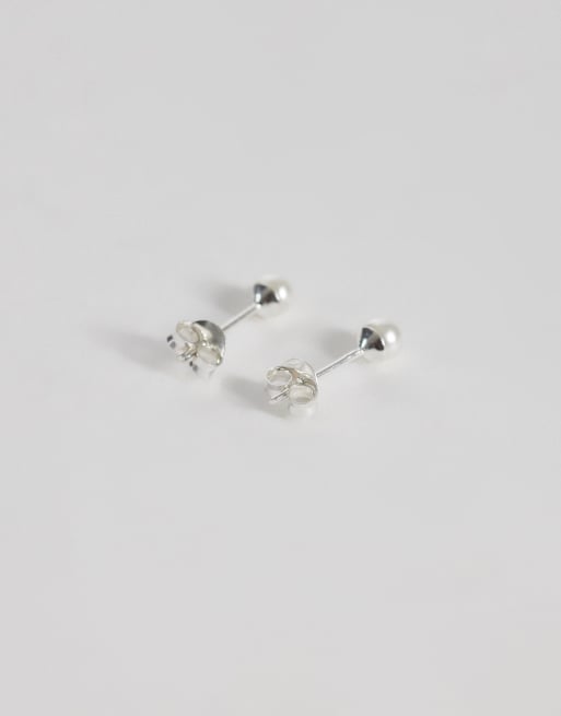 Kinglsey Ryan - Oorknopjes van 4mm met imitatieparels, 4 van 4
