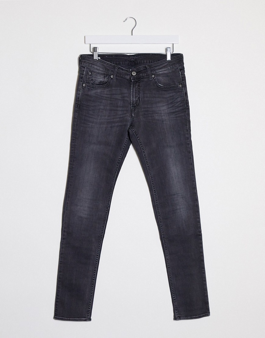 Kings of Indigo - Juno - Slim-fit jeans met normale taille in grijs