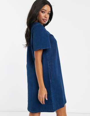 denim t shirt dress