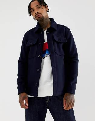 mens navy worker jacket