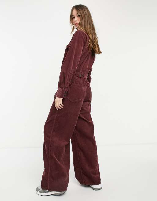 Wide leg sales boiler suit