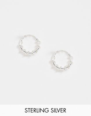 Kingsley Ryan 10mm twist hoop earrings in sterling silver - ASOS Price Checker
