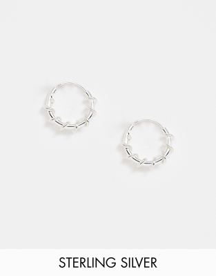 Kingsley Ryan Kingsley Ryan 10mm twist hoop earrings in sterling silver