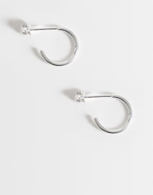 Kingsley Ryan 12mm Open Hoop Earrings In Orange