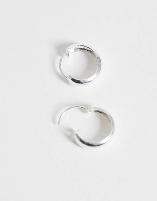 Kingsley Ryan 14mm hoops in sterling silver, 2 of 4