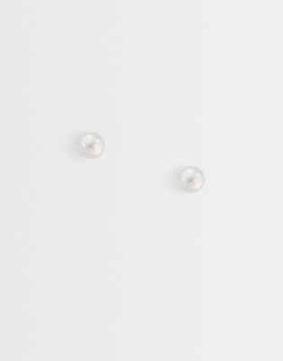 Kingsley Ryan 3mm Ball Stud Earrings In Silver