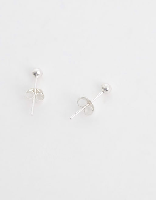 Kingsley Ryan 3mm ball stud in sterling silver, 3 of 4