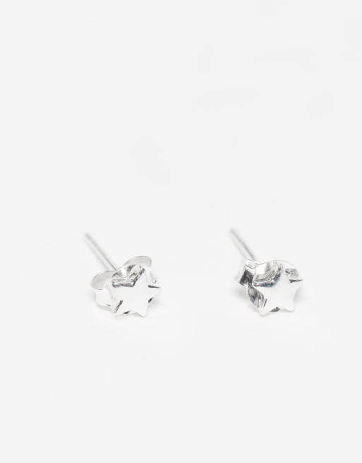Kingsley Ryan - 4 mm ørestikker i sterlingsølv med stjerneform, 3 af 3