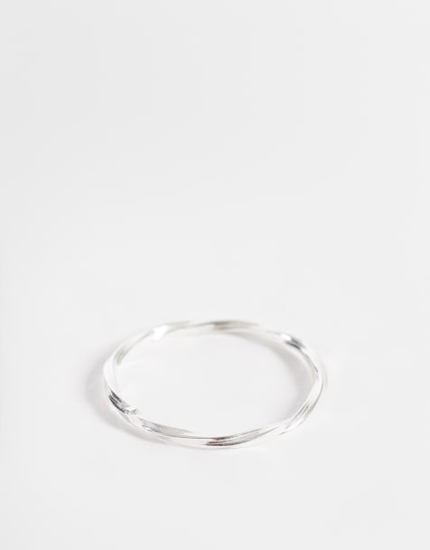 Kingsley Ryan - Anello a fascia intrecciata in argento sterling - view 1