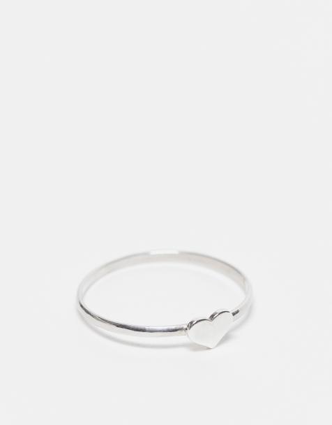 Kingsley Ryan - Anello a forma di cuore in argento sterling - view 1