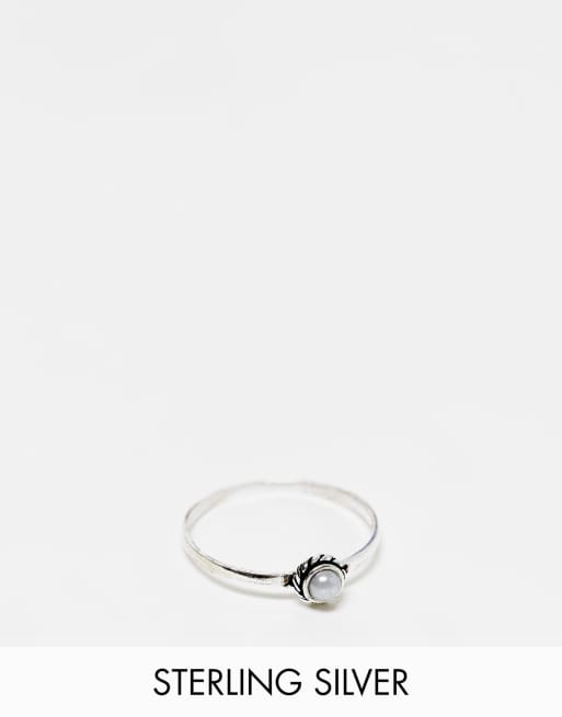 Kingsley Ryan - Anello argento con perla
