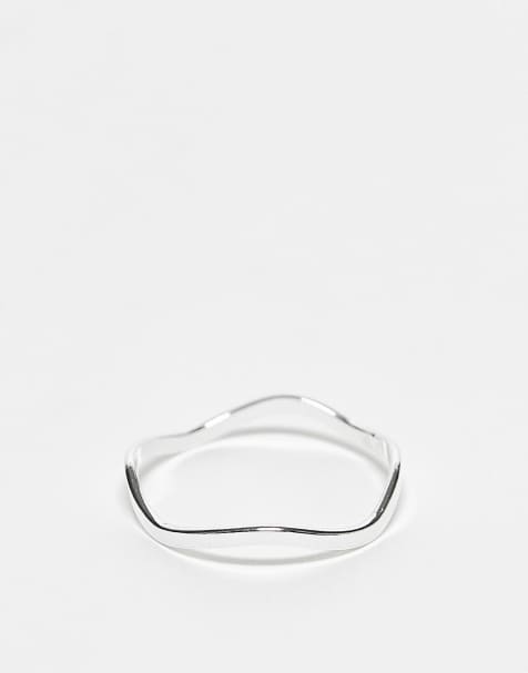 Kingsley Ryan - Anello curvo in argento sterling - view 1