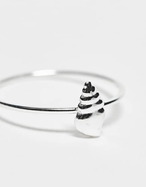 Kingsley Ryan - Anello in argento sterling con conchiglia - view 1