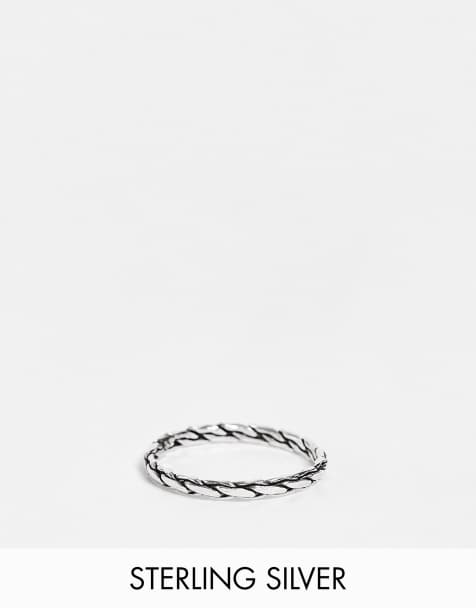 Kingsley Ryan - Anello in argento sterling con trecce - view 1