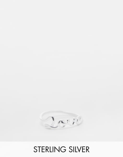 Kingsley Ryan - Anello in argento sterling love
