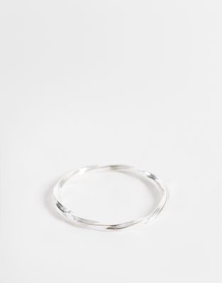 Kingsley Ryan - Bague ondulée et torsadée en argent massif-Argenté