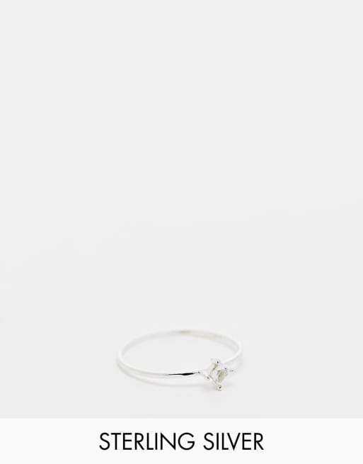 Kingsley Ryan - Bague sertie de pierres en argent massif 
