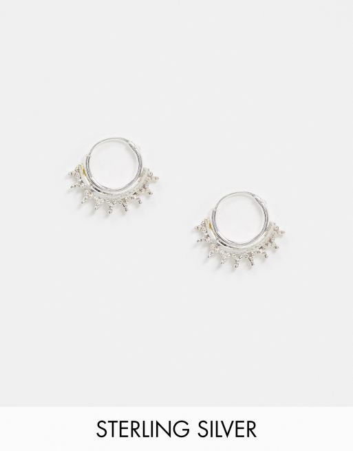 Kingsley Ryan - Bali - Orecchini a cerchio 10mm in argento sterling