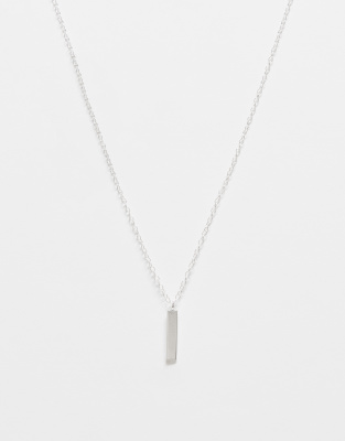Kingsley Ryan Kingsley Ryan bar necklace in sterling silver