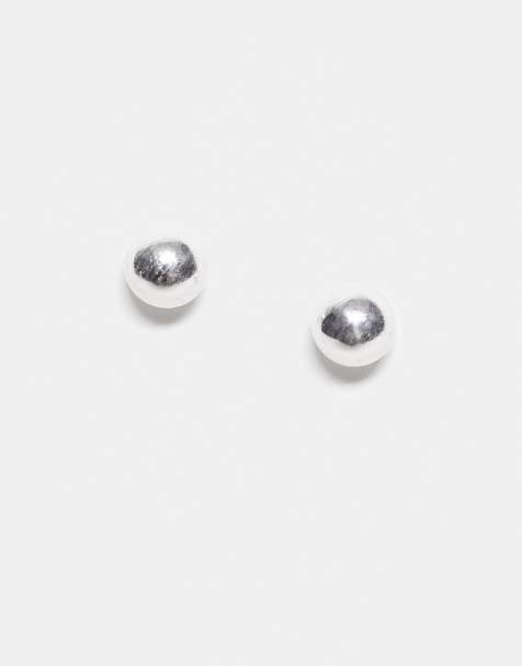 Kingsley Ryan - Boucles d'oreilles 4 mm boules en argent massif - view 1
