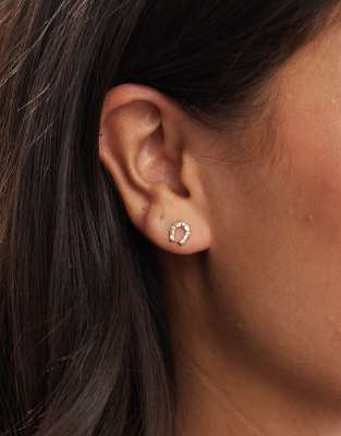 Kingsley Ryan - Boucles d'oreilles fer à cheval en plaqué or-Doré