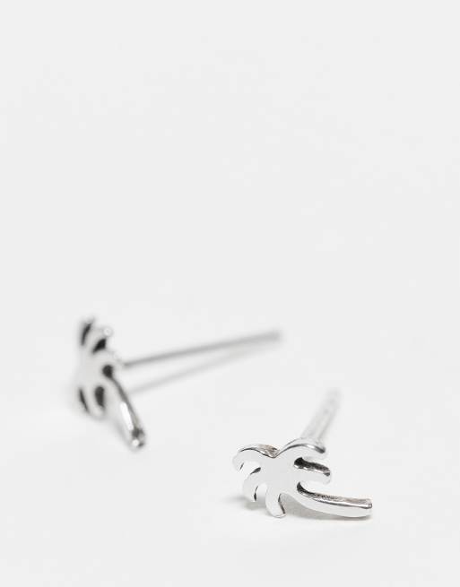 Kingsley Ryan - Boucles d'oreilles palmier en argent massif, 2 de 3