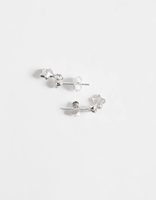 Kingsley Ryan - Boucles d'oreilles pendantes étoiles en argent massif, 4 de 4