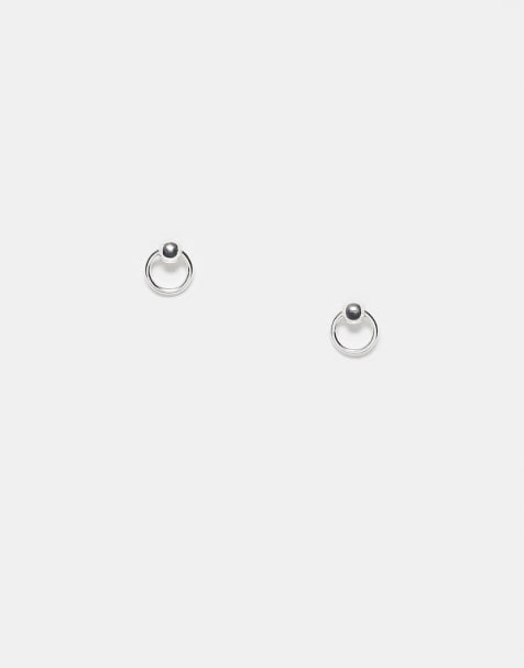 Kingsley Ryan - Boucles d'oreilles rondes - Argent massif - view 1