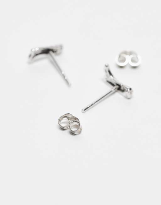 Kingsley Ryan - Boucles d'oreilles santiags de cowboy en argent massif, 3 de 3