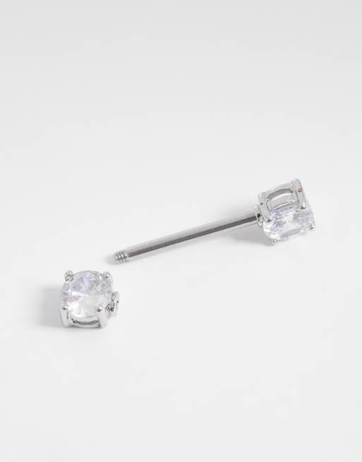Kingsley Ryan – Brustwarzen-Stabpiercing in Silberoptik mit Strassbesatz, 3 von 3