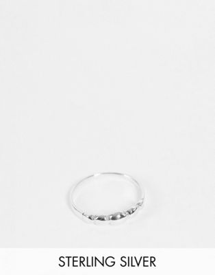 Kingsley Ryan chunky circles ring in sterling silver