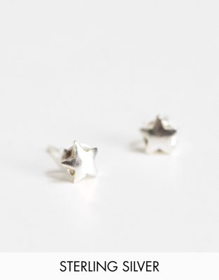 Boucles D'Oreilles Clous Argent Massif - Motif Chats - Occasion