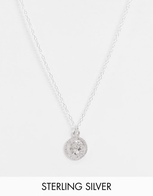 Kingsley Ryan - Collier en argent massif avec pendentif disque