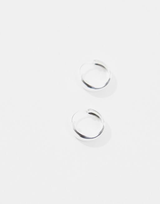 Kingsley Ryan - Créoles 16 mm arrondies en argent massif - Argenté , 3 de 4