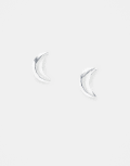 [Kingsley Ryan] Kingsley Ryan crescent moon stud earrings in sterling silver No Size Silver