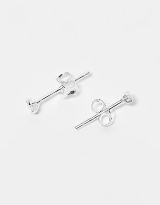 Kingsley Ryan Crystal Pack Of 2 Stud Earrings In Metallic