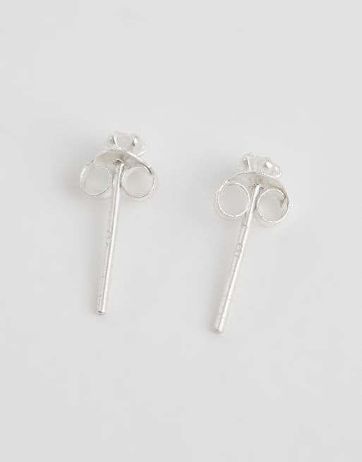 Kingsley Ryan crystal pack of 2 stud earrings in sterling silver, 3 of 4