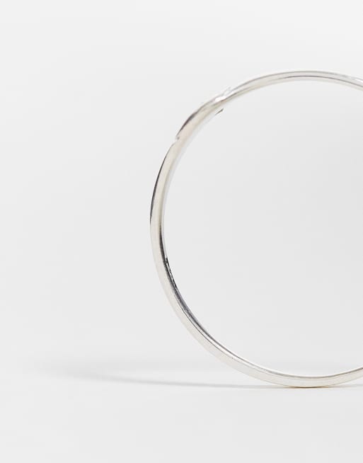 Kingsley Ryan Curve - Bague avec pierre de naissance octobre en argent massif et cristal rose, 4 de 4