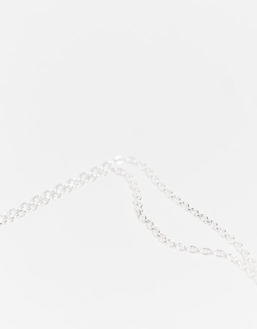 Kingsley Ryan Curve - Ketting van sterling zilver met roze kwartssteen, 3 van 4