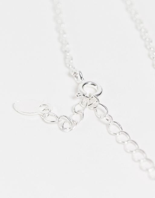 Kingsley Ryan Curve - Ketting van sterling zilver met roze kwartssteen, 4 van 4