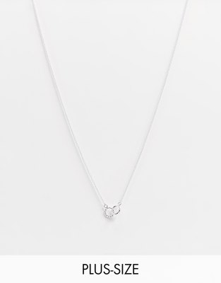 Kingsley Ryan Curve Kingsley Ryan Curve necklace in sterling silver with double circle pendant