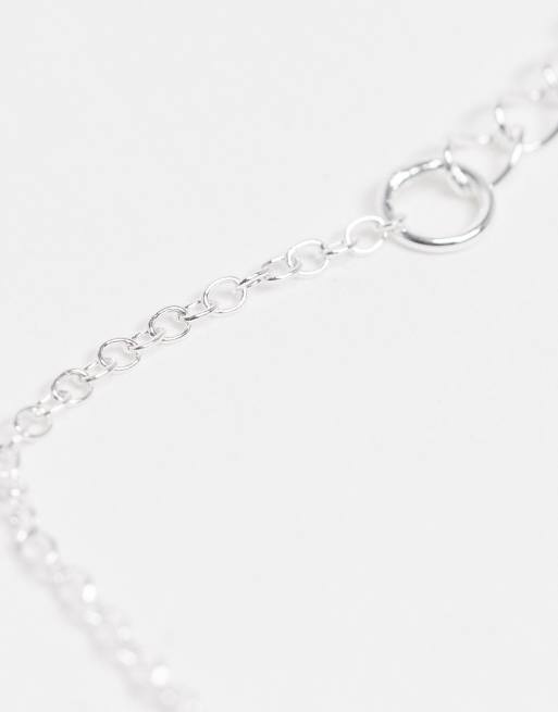 Kingsley Ryan Curve sterling silver bracelet with star pendant, 4 of 4