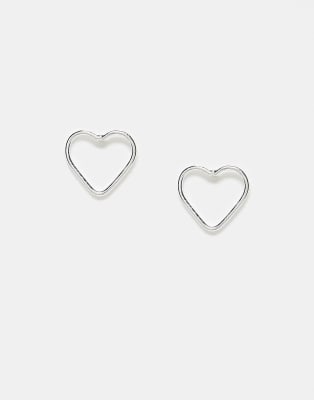 Kingsley Ryan Cut Out Heart Stud Earrings