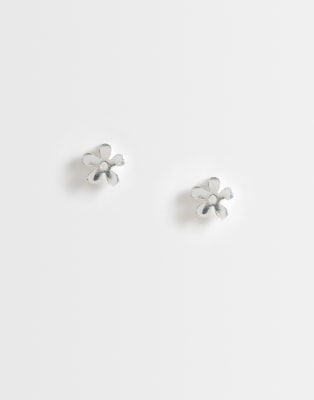 Kingsley Ryan Daisy Stud Earrings In Orange