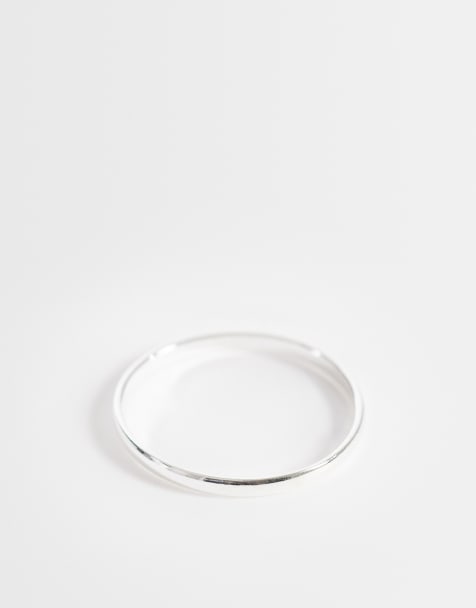 Kingsley Ryan dainty band ring in sterling silver