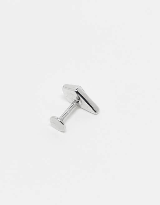 Kingsley Ryan diamante crystal diamond labret in sterling silver, 2 of 3