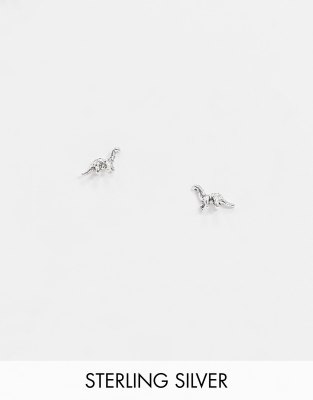 Kingsley Ryan Kingsley Ryan dinosaur earrings in sterling silver
