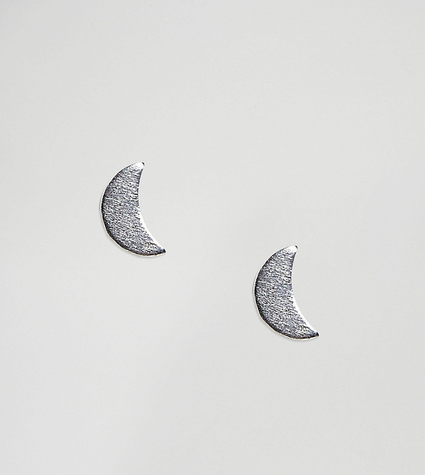 Kingsley Ryan - Echt zilveren maan-oorknopjes