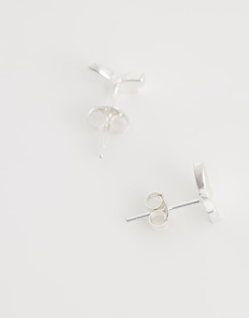 Kingsley Ryan enamel butter-fly stud in stelring silver, 3 of 4